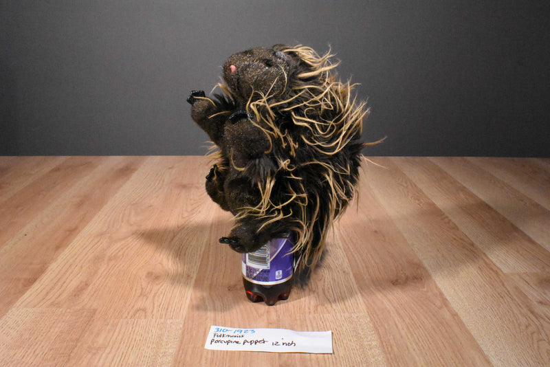 Folkmanis Brown and Tan Porcupine Puppet