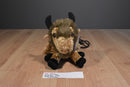 Lazy Time Toys Brown Buffalo Bison Bag Plush