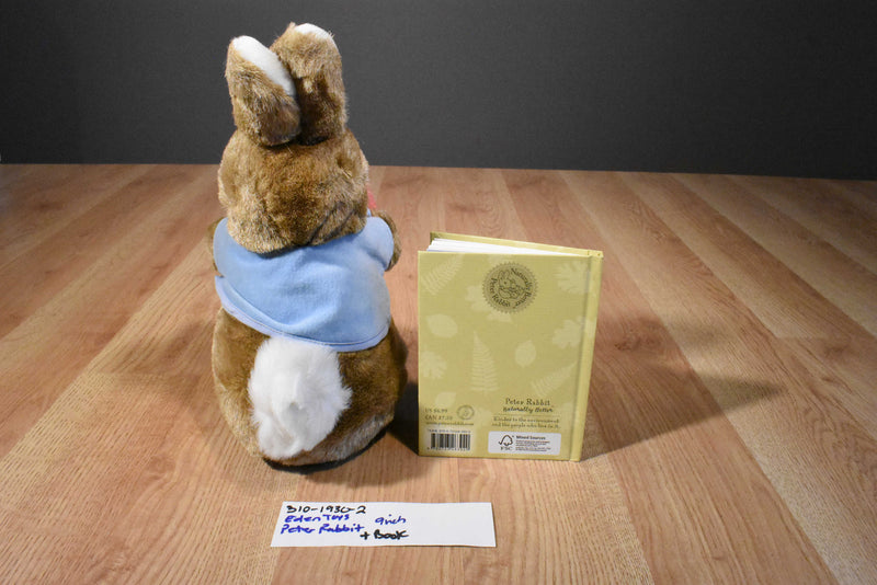 Eden Peter Rabbit 1989 Plush and Hardcover Book