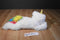 Kelly Tot White Kittycorn With a neon Rainbow Tail