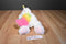 Kelly Tot White Kittycorn With a neon Rainbow Tail