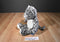 Build a Bear White Gray Black Spotted Snow Leopard 2019 Plush With Blue Eyes