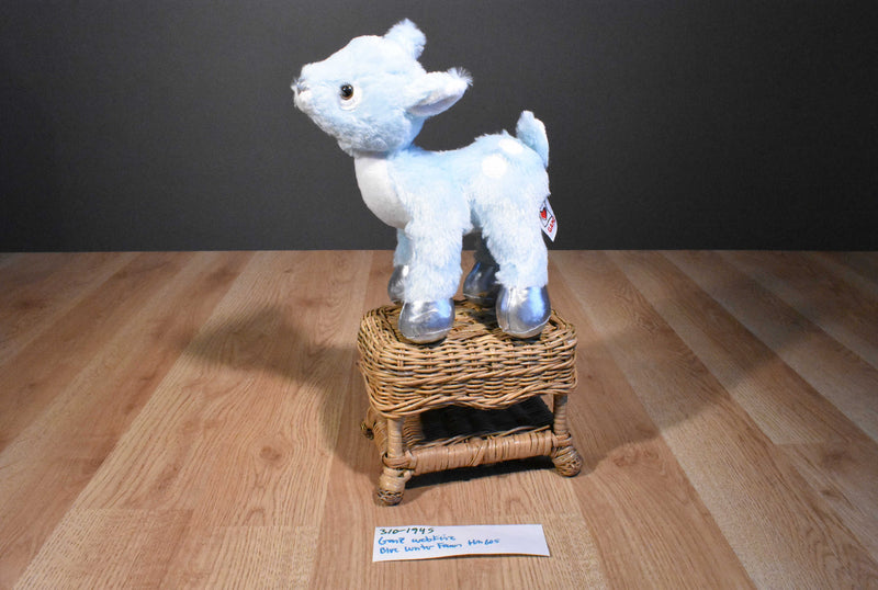 Ganz Webkinz Blue Winter Deer Beanbag Plush No Code