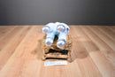 Ganz Webkinz Blue Winter Deer Beanbag Plush No Code