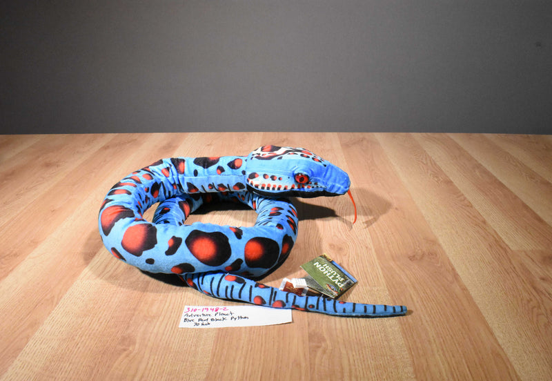 Adventure Planet Blue Red Black Python Plush