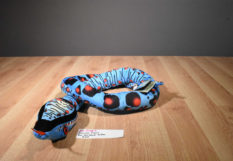 Adventure Planet Blue Red Black Python Plush