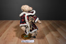 Ganz Cottage Collectible Nicolas Mohair Jointed Tan Bear Plush