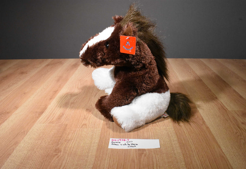 Aurora Brown and White Pinto Paint Horse Pony  2017 Plush