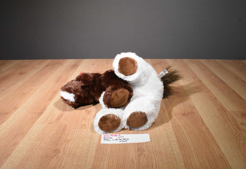 Aurora Brown and White Pinto Paint Horse Pony  2017 Plush