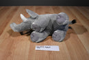 Gray and White African Elephant Plush