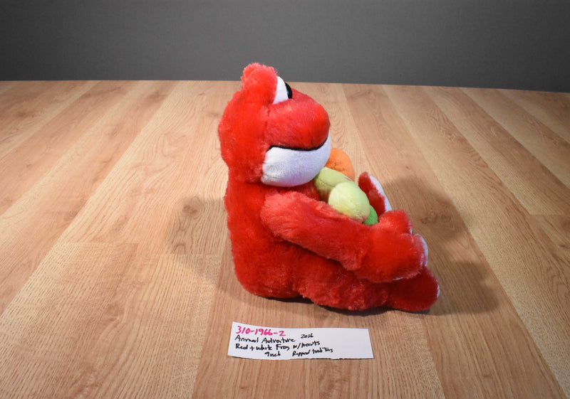 Animal Adventure Red and White Valentine Frog 2016 Plush