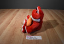 Animal Adventure Red and White Valentine Frog 2016 Plush