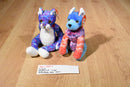 Ty Beanie Babies Kooky Cat and Hodgepodge Dog Beanbag Plush