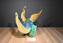 Melissa & Doug Neon Multicolored Rainbow Colorful Fantasy Dragon Plush