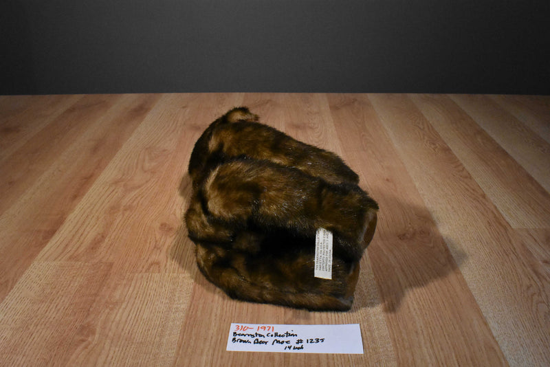 The Bearington Collection Moe the Brown Teddy Bear Beanbag Plush