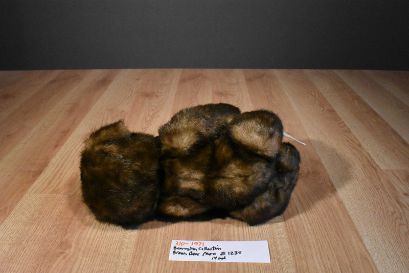 The Bearington Collection Moe the Brown Teddy Bear Beanbag Plush