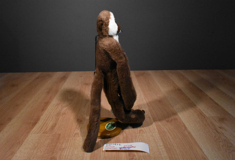 Aurora Vervet Hugging Hanging Brown and White Monkey Plush