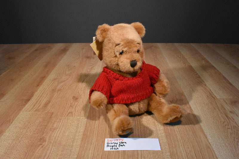 Disney Store Simply Pooh Beanbag Plush