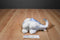 Ganz Webkinz Blue and White Ice Dragon HM396 Beanbag Plush No Code
