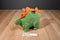 Manhattan Toy Green and Orange Stegosaurus Plush