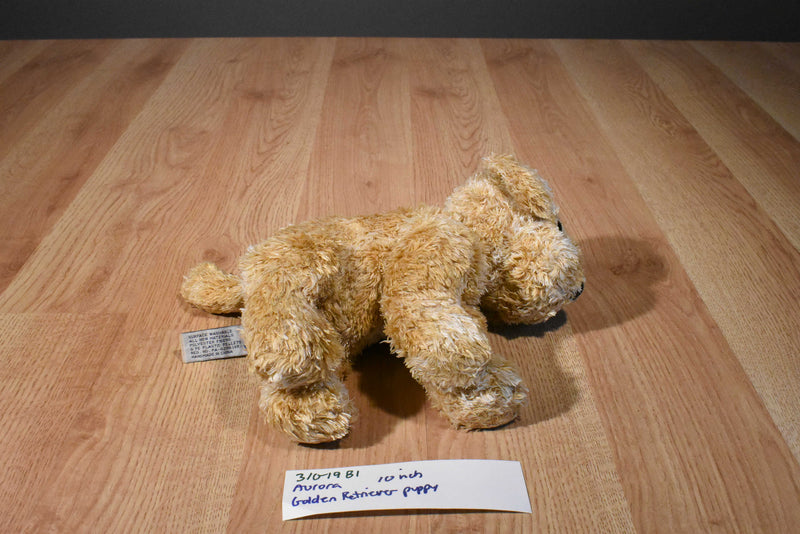 Aurora Floppy Curly Golden Retriever Beanbag Plush