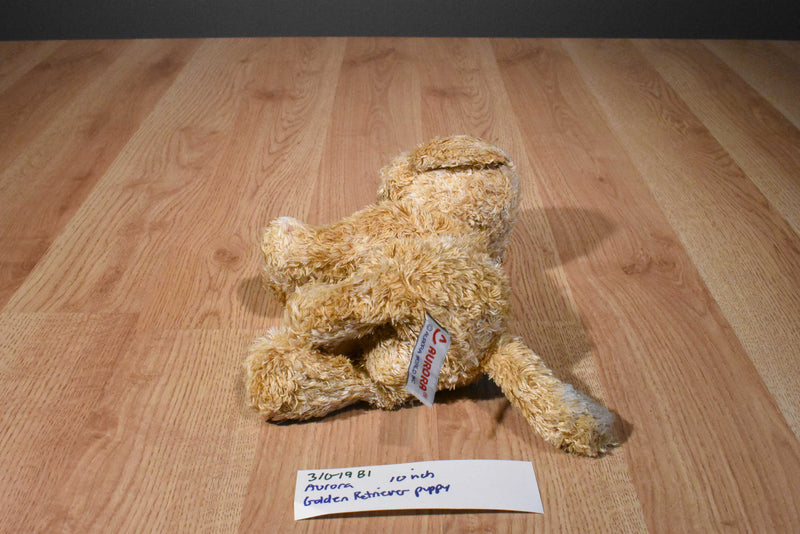 Aurora Floppy Curly Golden Retriever Beanbag Plush