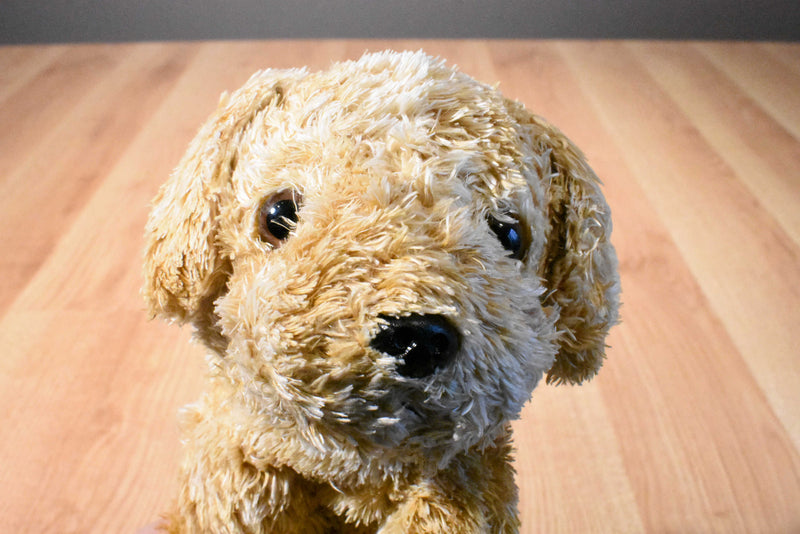 Aurora Floppy Curly Golden Retriever Beanbag Plush
