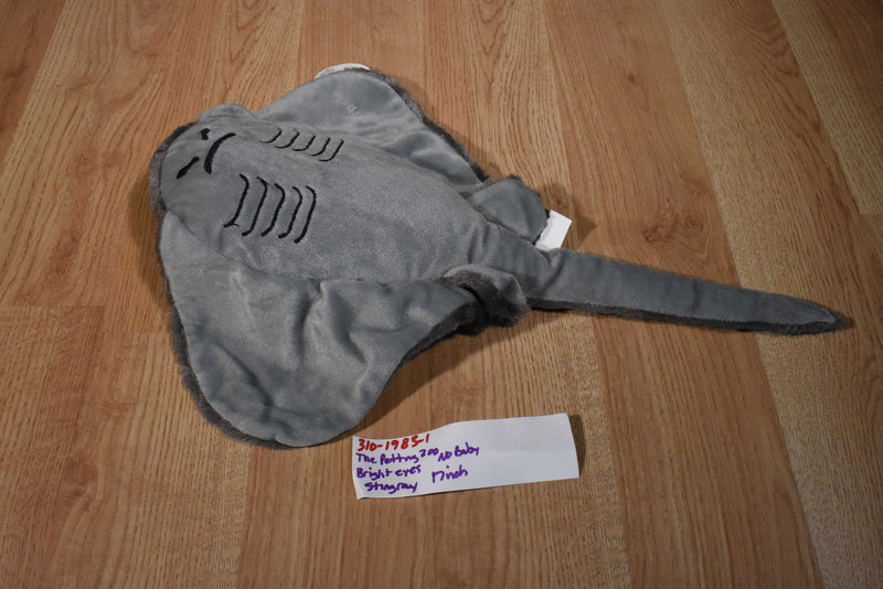 the PettingZoo Bright Eyes Gray Stingray 2012 Plush