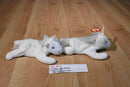 Ty Beanie Babies 4 Mystic White Unicorn 1994 Beanbag Plush with Blue Eyes