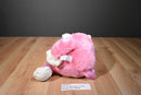 Animal Adventure Valentines Pink Monkey with Blue Heart Plush