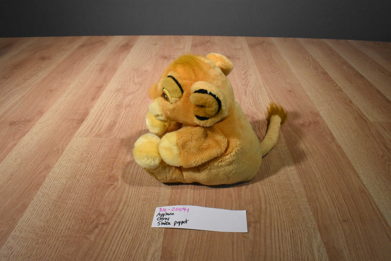 Applause Disney The Lion King Simba 1995 Hand Puppet
