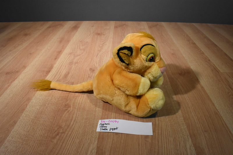 Applause Disney The Lion King Simba 1995 Hand Puppet