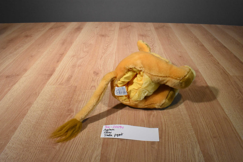 Applause Disney The Lion King Simba 1995 Hand Puppet