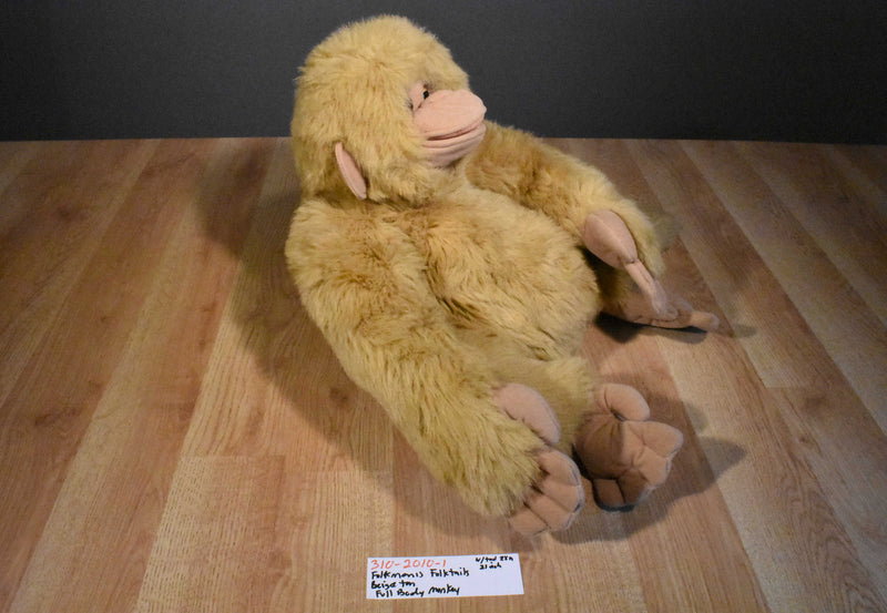 Folkmanis Folktails Beige Tan Full Bodied Monkey Puppet