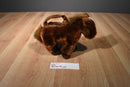 Aurora Brown and White Horse Bag Plush