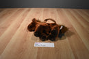Aurora Brown and White Horse Bag Plush