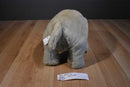 Dakin Grey Hippo Beanbag Plush