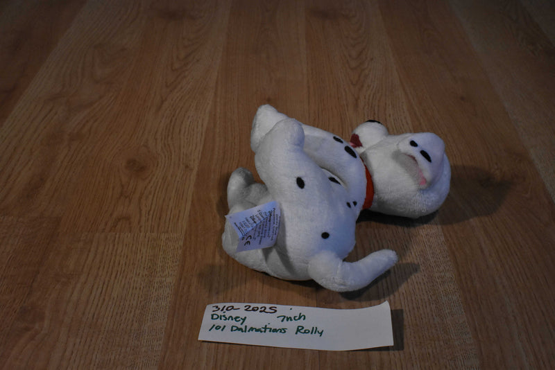 Disney Store 101 Dalmatians Rolly Beanbag Plush