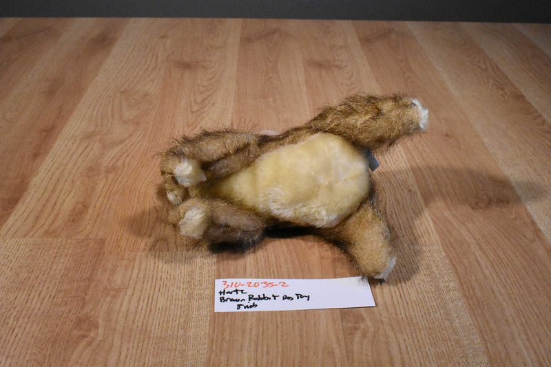 Hartz Brown Bunny Rabbit Squeaking Dog Toy Plush