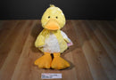 Russ Sunflower Yellow and White Duck Beanbag Plush