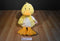 Russ Sunflower Yellow and White Duck Beanbag Plush