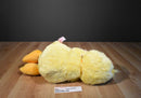 Russ Sunflower Yellow and White Duck Beanbag Plush