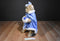 Trade Secret Snowflake Tan Bear Beanbag in Blue Cape