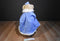 Trade Secret Snowflake Tan Bear Beanbag in Blue Cape