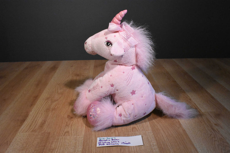 Build-A-Bear Shooting Stars Pink Unicorn Horse Plush