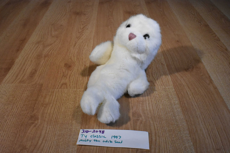 Ty Classic Misty the White Seal 1997 Beanbag Plush