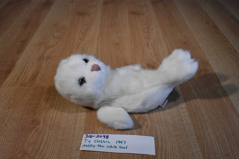 Ty Classic Misty the White Seal 1997 Beanbag Plush