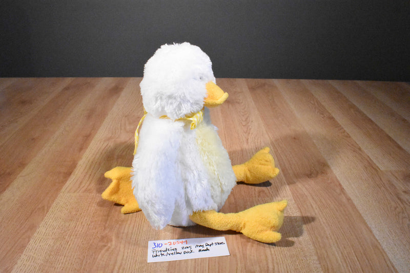 May Dept. Stores Friendzies White and Yellow Duck 2005 Beanbag Plush
