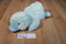 Wal-Mart Flat Fluffy Blue Duck Beanbag Plush