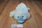 Wal-Mart Flat Fluffy Blue Duck Beanbag Plush